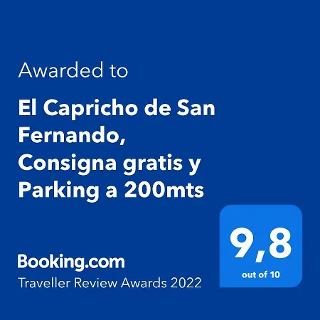 Апартаменти El Capricho De San Fernando, Consigna Gratis Y Parking A 200mts *